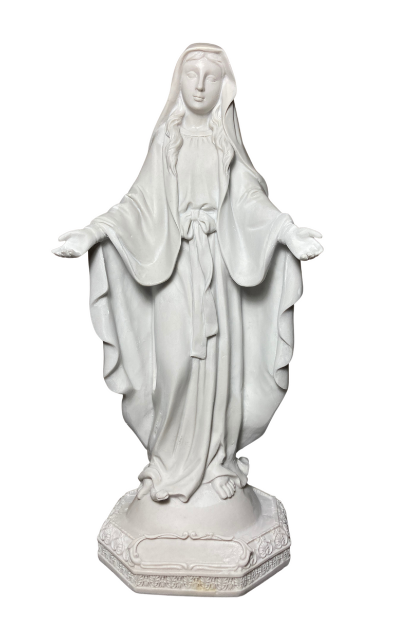 Virgen de la Milagrosa Blanca - 20 cm
