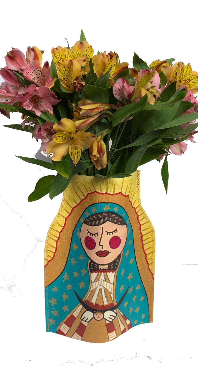 Forro para florero Virgen de Guadalupe CC