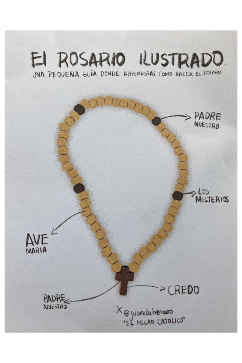 Rosario Ilustrado - Naranja