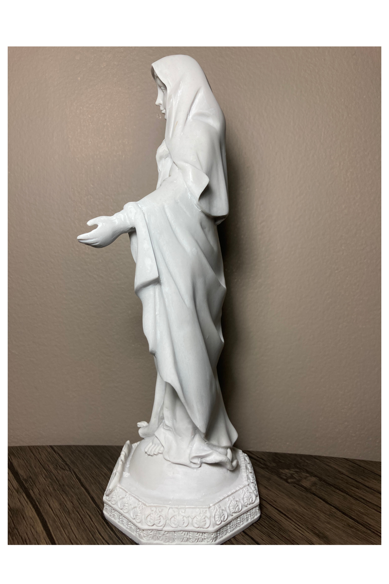 Virgen de la Milagrosa Blanca - 20 cm